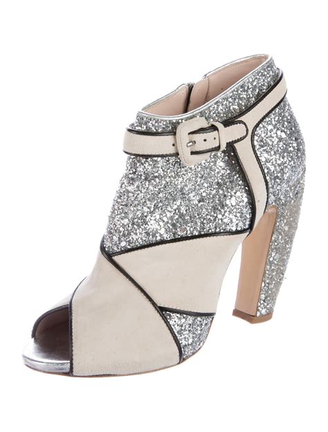 miu miu sparkly shoes|women's miu michu shoes.